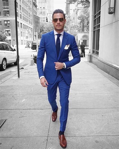 navy blue suit and brown shoes|blue suit shoes combination.